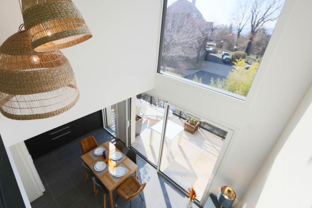 Les Choucas - Appartement Duplex Lumineux Avec Parking Άννεσι Εξωτερικό φωτογραφία