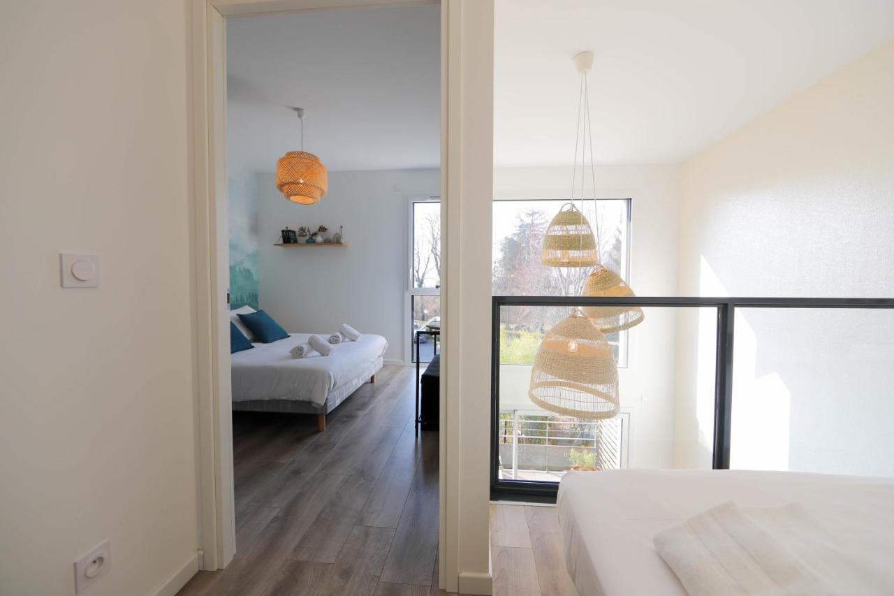 Les Choucas - Appartement Duplex Lumineux Avec Parking Άννεσι Εξωτερικό φωτογραφία